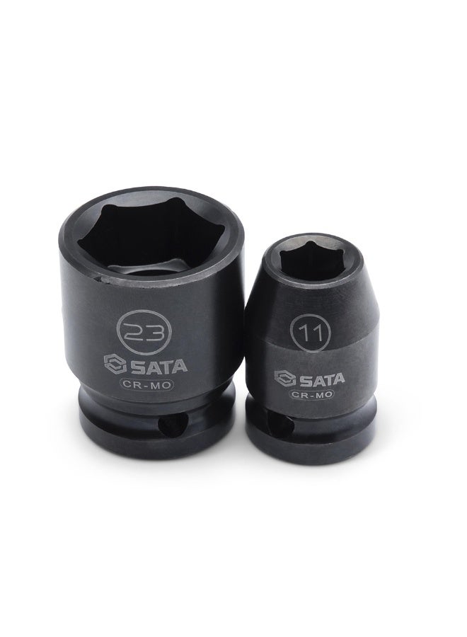 SATA ST09009SJ 12-Piece 1/2" Drive 6 Point Metric Impact Socket Set - Image 4