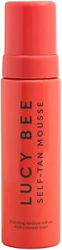Lucy Bee SelfTan Mousse Customisable Medium Fake Tan Mousse Lightweight QuickDrying Formula Sensitive Skin Friendly Certified Vegan Cruelty Free Tropical Scent 200ml - Image 1