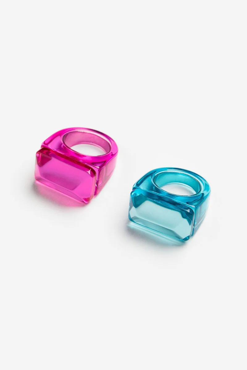 H&M 2-pack rings