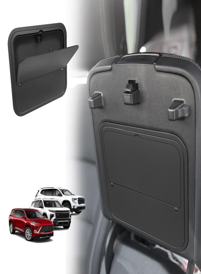 Muslogy Center Console Hidden Organizer Compatible with 2024 2025 GMC Acadia & Chevy Traverse & 2025 Buick Enclave Accessories One-Touch Armrest Hidden Storage Box Secret Compartment Insert Tray - Image 1