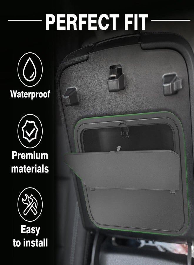 Muslogy Center Console Hidden Organizer Compatible with 2024 2025 GMC Acadia & Chevy Traverse & 2025 Buick Enclave Accessories One-Touch Armrest Hidden Storage Box Secret Compartment Insert Tray - Image 3