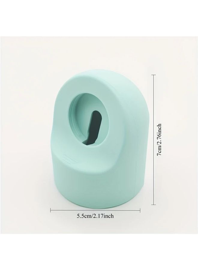 Light Blue Silicone Desktop Charging Dock Holder For Exercise Fitness Compatible Watch - Image 2
