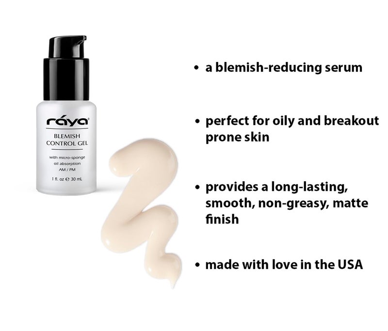 RAYA Blemish Control Gel (703) | Oil Controlling Facial Treatment Serum for Oily and Break-Out Prone Skin | Helps Reduce and Clear Up Blemishes - Image 3