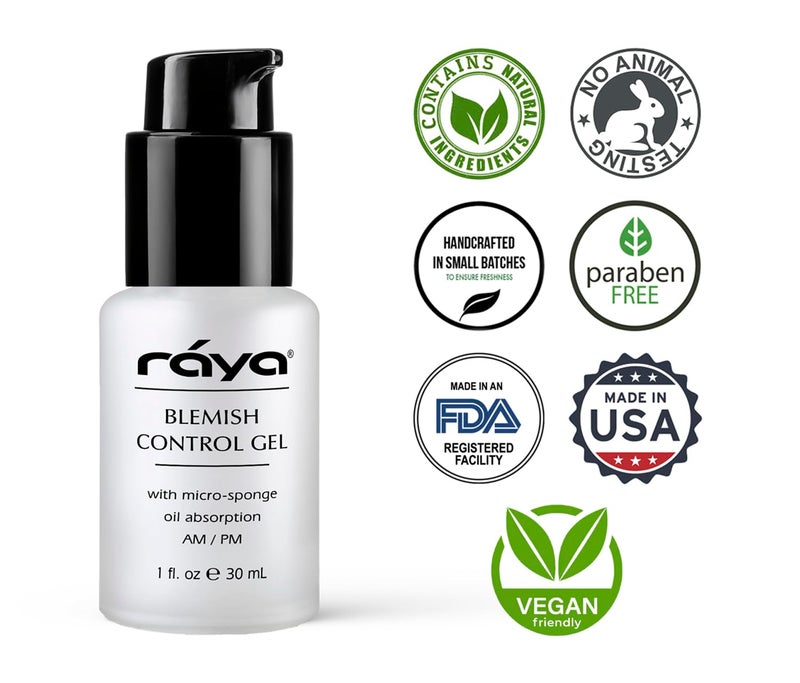 RAYA Blemish Control Gel (703) | Oil Controlling Facial Treatment Serum for Oily and Break-Out Prone Skin | Helps Reduce and Clear Up Blemishes - Image 4