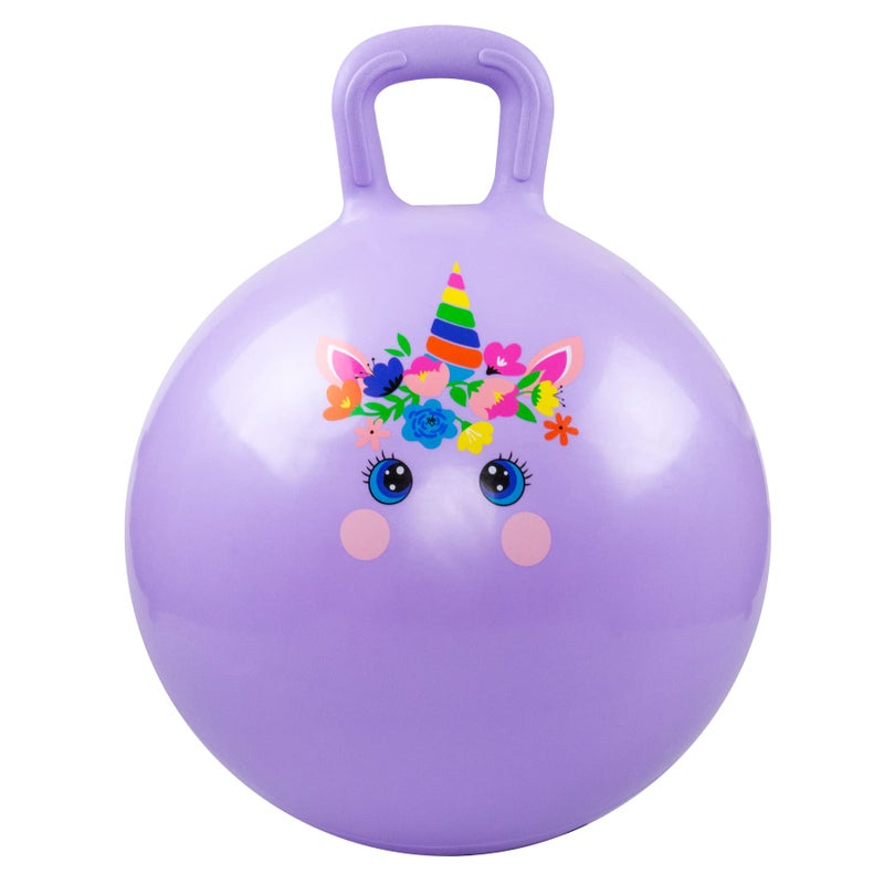 PlayZap Hopper Balls for Kids 612 20 Inches Bouncy Ball with Handle 20 Inflatable Bouncing Hopper 50cm Jumping Toys Garden Hopping Toys Girls Boys Gifts - Image 3
