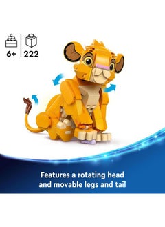 LEGO 43243 Simba The Lion King Cub  Building Set  - Image 4