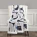 Lush Decor Lush Decor , Navy Car Tracks Reversible Sherpa Throw Blanket for Kids-60Ã¢â‚¬Â x 50, 60" x 50"  - Image 2