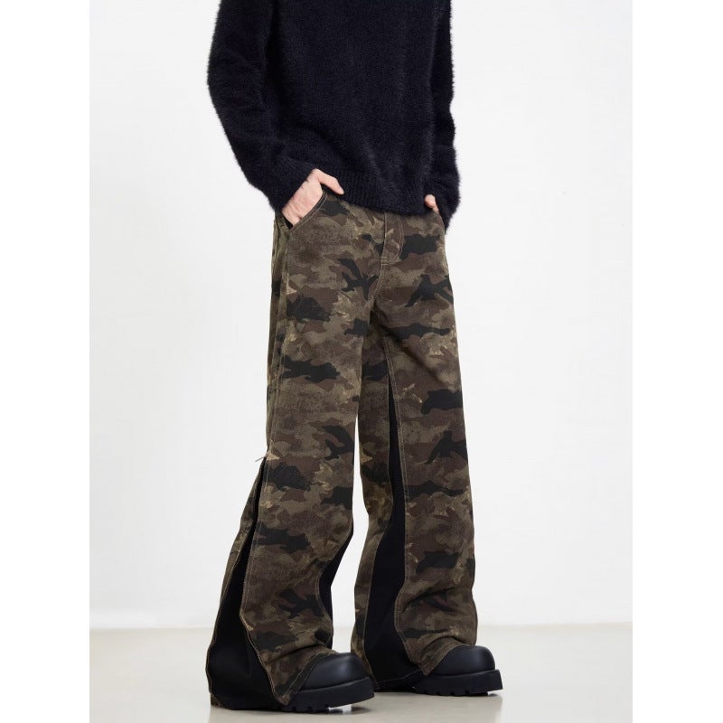 Unisex Classic Denim Jeans Loose Fit Daily Outdoor Wear - Image 2