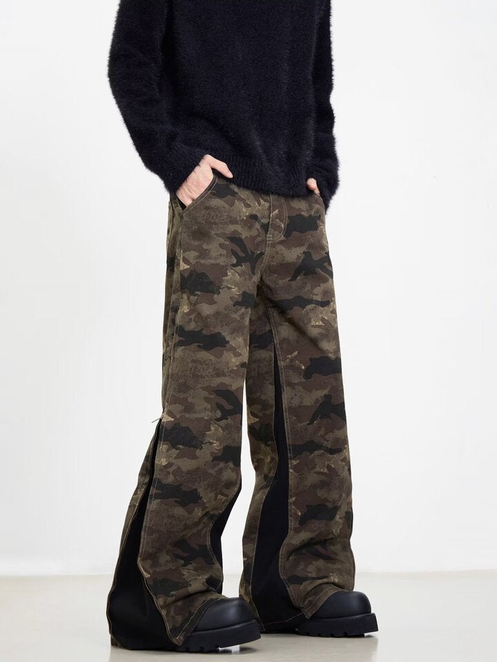 Unisex Classic Denim Jeans Loose Fit Daily Outdoor Wear - Image 1