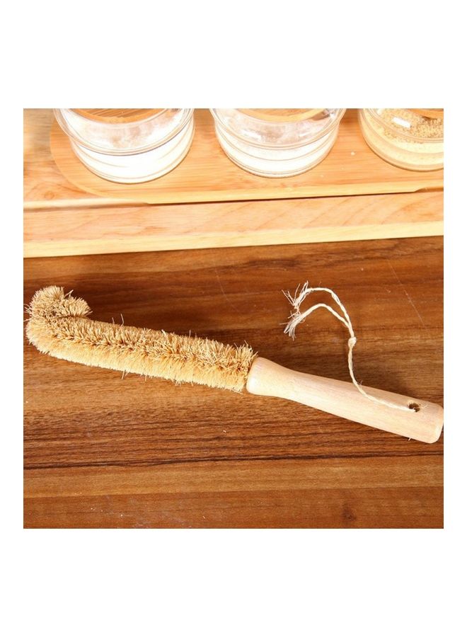 نيبمينينت فرشاة بمقبض خشبي طويل بني - Image 3