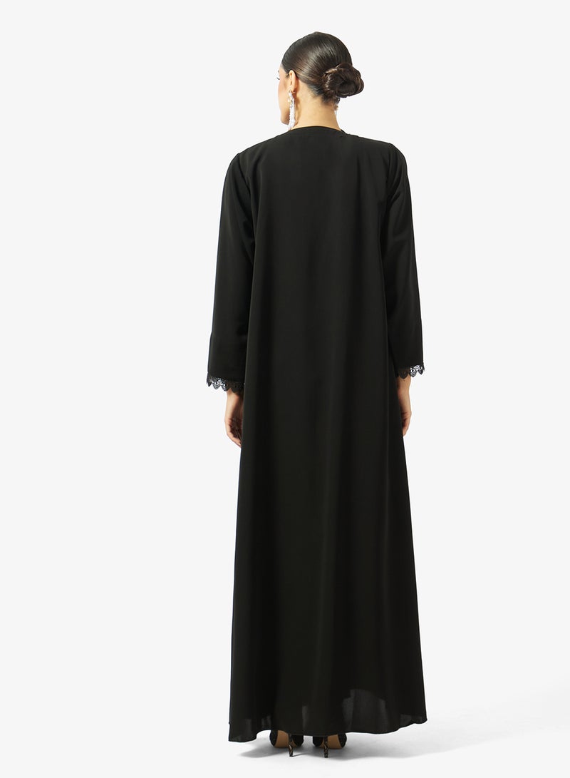 خزانة عباية بدانتيل وشيلة - Image 2