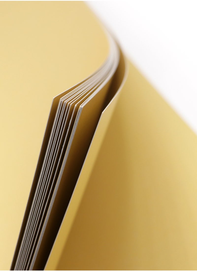 firstnock Gold Color Paper 250 GSM for Wedding Card, Invitation Card, Decoration Color Paper, Paper that Sparkles and Shines Gold Colored Paper  - Image 2