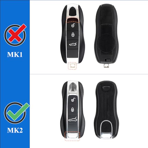 AeroBon 3-Piece Painted Key Fob Cover Compatible with Porsche Key Cover Key Shell (MK2) - Image 3