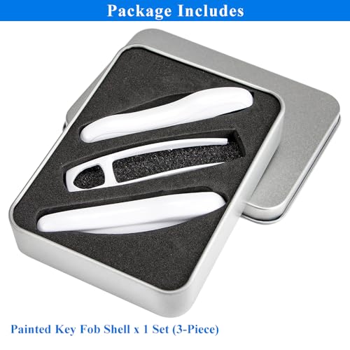 AeroBon 3-Piece Painted Key Fob Cover Compatible with Porsche Key Cover Key Shell (MK2) - Image 2