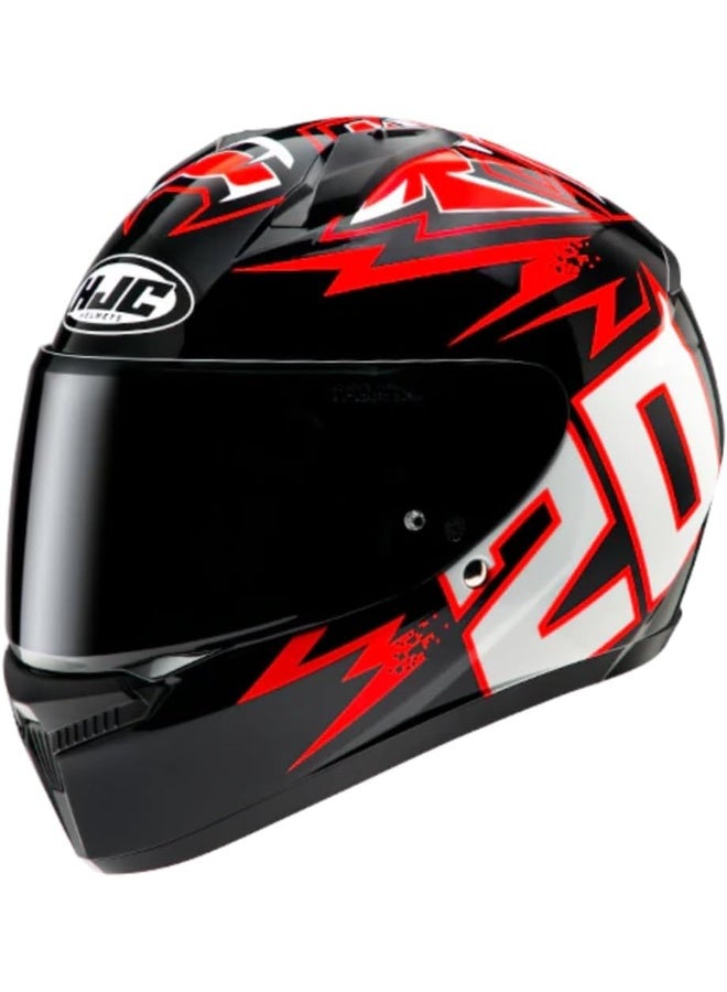 HJC Helmets Integral Motorcycle C10 Diablo Mask MC1, M - Image 1