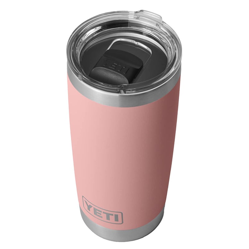 YETI Rambler 20 oz Tumbler, Stainless Steel, Vacuum Insulated with MagSlider Lid, Sandstone Pink - Image 1