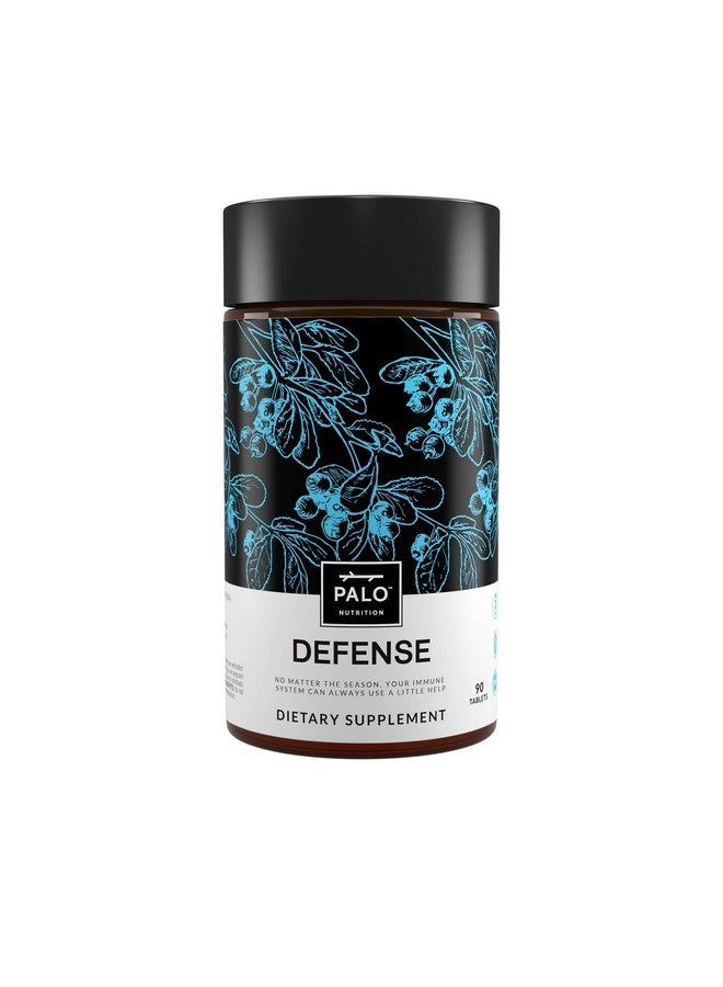 Palo Defense Wellness Formula Vitamins & Herbal Blend Immune System Support Supplement With Elderberry Vitamin C Zinc Echinacea Astragalus Andrographis 90 Tabs - Image 1
