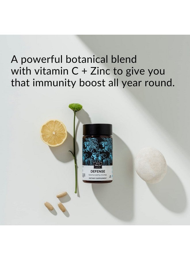 Palo Defense Wellness Formula Vitamins & Herbal Blend Immune System Support Supplement With Elderberry Vitamin C Zinc Echinacea Astragalus Andrographis 90 Tabs - Image 3