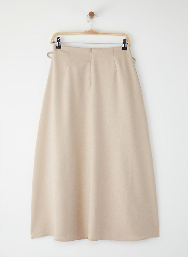 trendyol Stone Bow Detailed Woven Skirt - Image 5