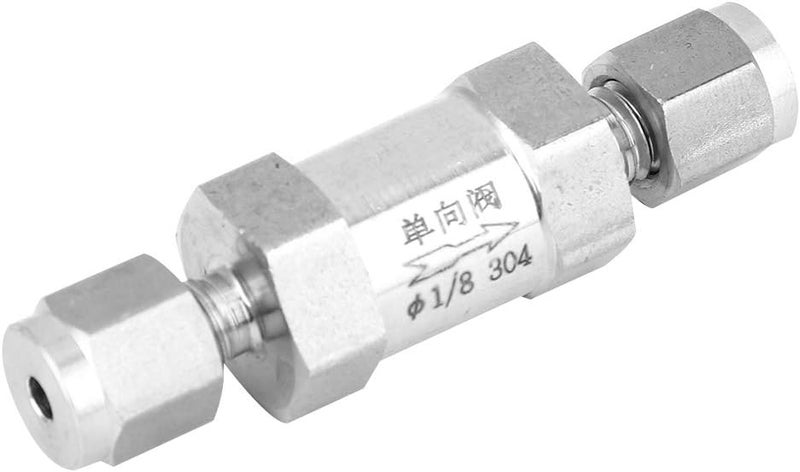 Durable BSPP Female Thread Check Valve Durability-Optimized for Gas Water Oil Pipe Connection 1/4 Inch 304 Stainless Steel for Home DIY Projects (304 1/8") - Image 5