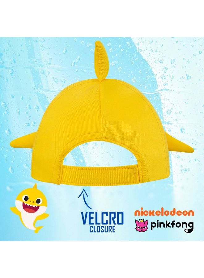 Pinkfong Nickelodeon Baby Shark Toddler Baseball Cap - Age 2-4 Yellow Product Name - Image 5