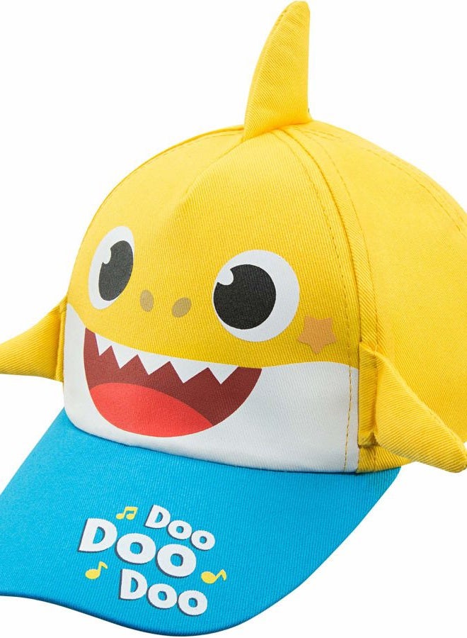Pinkfong Nickelodeon Baby Shark Toddler Baseball Cap - Age 2-4 Yellow Product Name - Image 1