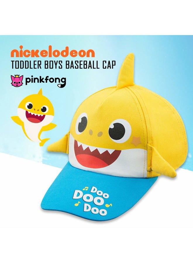 Pinkfong Nickelodeon Baby Shark Toddler Baseball Cap - Age 2-4 Yellow Product Name - Image 2