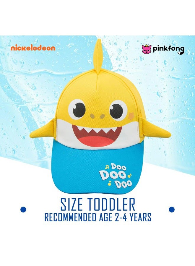 Pinkfong Nickelodeon Baby Shark Toddler Baseball Cap - Age 2-4 Yellow Product Name - Image 4
