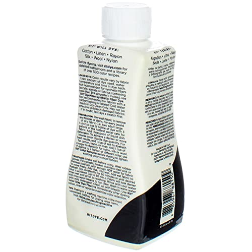 RIT صبغة سائلة سوداء 8 أونصة سائلة من ريت - Image 5