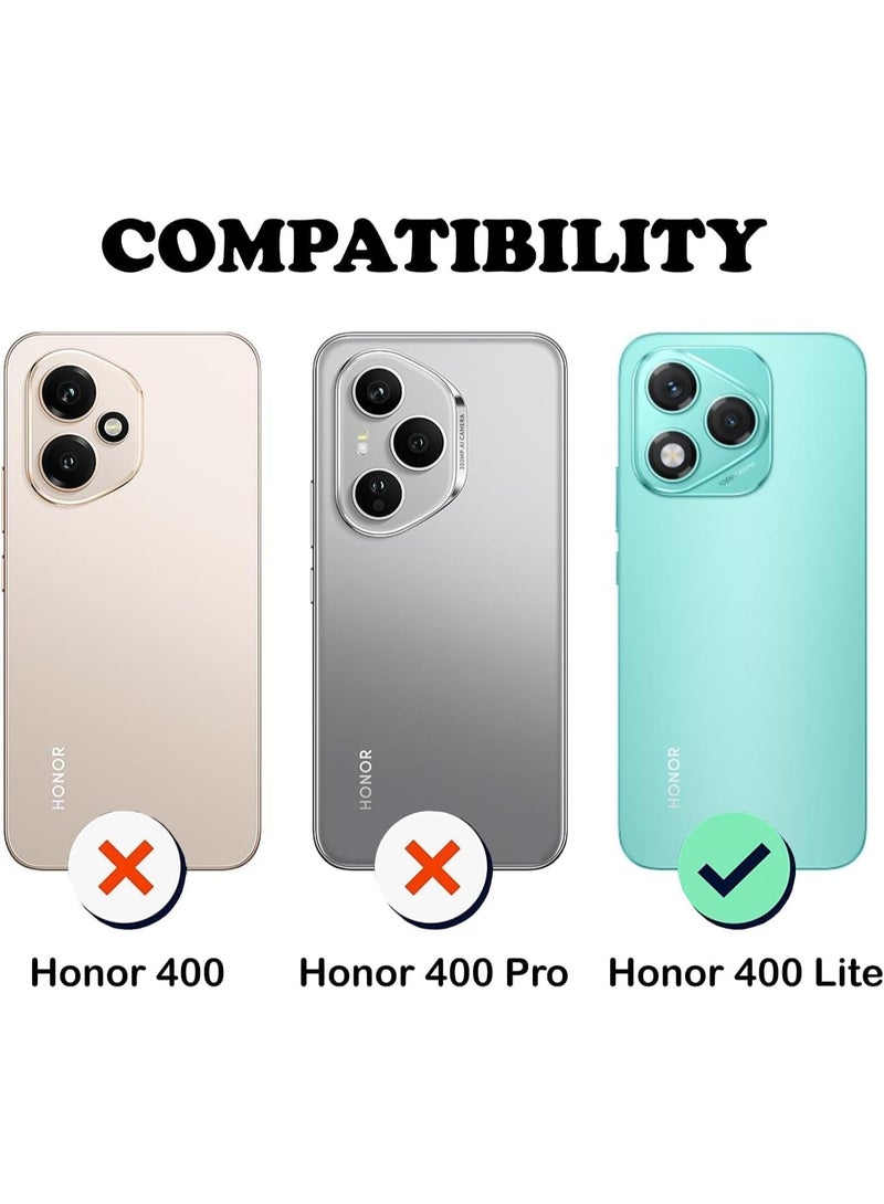 ChicVibe Clear Case For Honor 400 Lite - Thin Soft Silicone Gel Case Cover, TPU Protection Cover Transparent Soft funda, Anti-Falling Shockproof Protective Cover, Transparent - Image 2