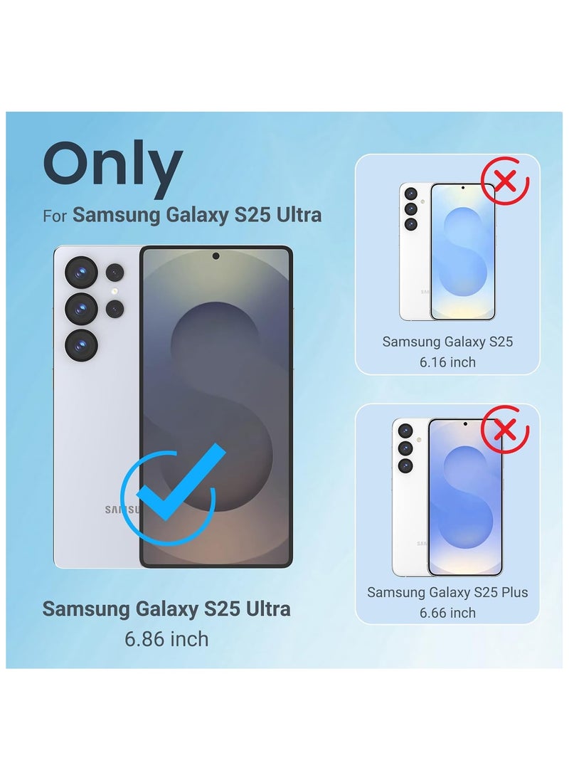 Denx - Magnetic Case for Samsung Galaxy S25 Ultra 5G 6.9inch, Translucent Matte Back, Shockproof Magnetic Case Compatible with MagSafe, for Samsung Galaxy S25 Ultra (Navy Blue) - Image 1