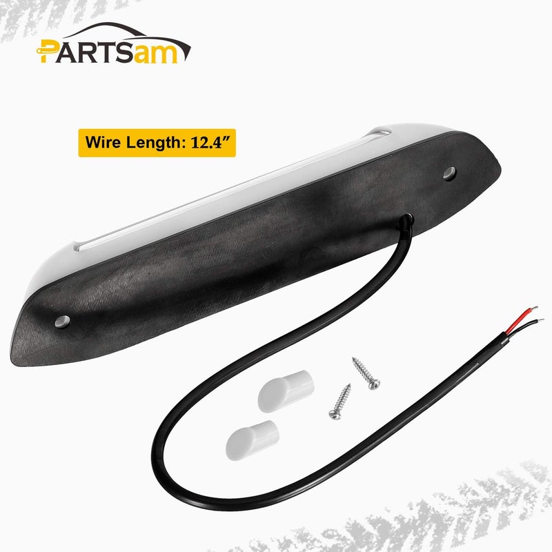 Partsam 2 قطع 12 فولت RV أضواء شرفة LED بار أبيض 30 LED مصابيح جدارية خارجية/داخلية شريط أضواء تركيب سطحية للشاحنات، منزل متنقل، قافلة، مقطورة، معسكر - Image 4
