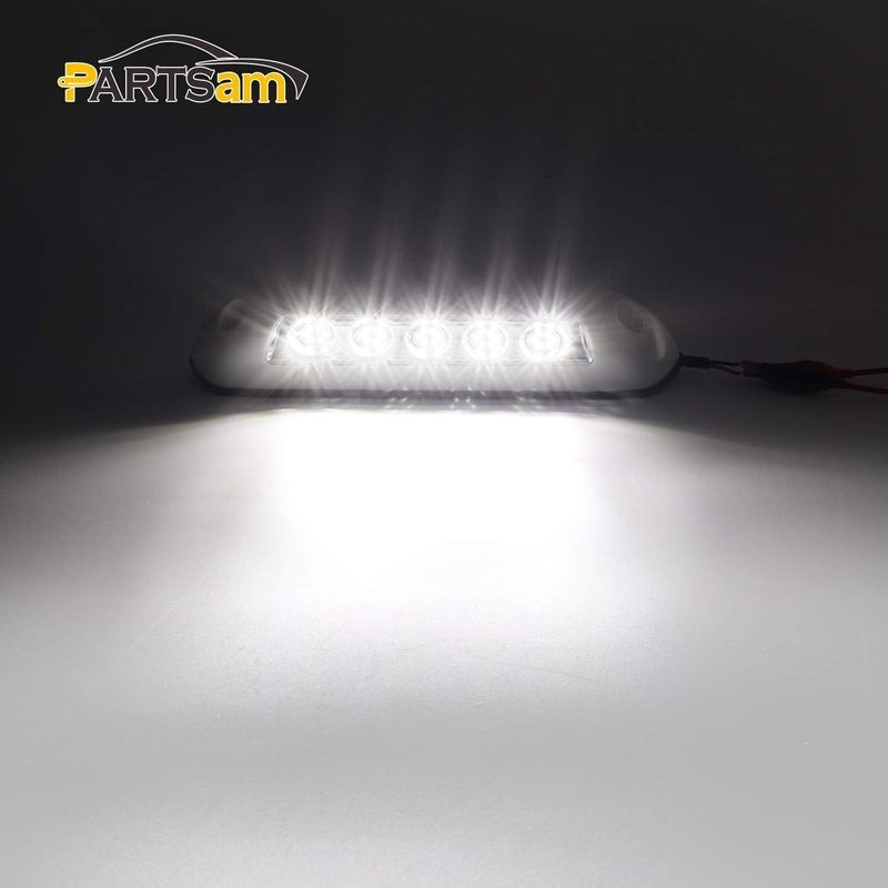 Partsam 2 قطع 12 فولت RV أضواء شرفة LED بار أبيض 30 LED مصابيح جدارية خارجية/داخلية شريط أضواء تركيب سطحية للشاحنات، منزل متنقل، قافلة، مقطورة، معسكر - Image 3