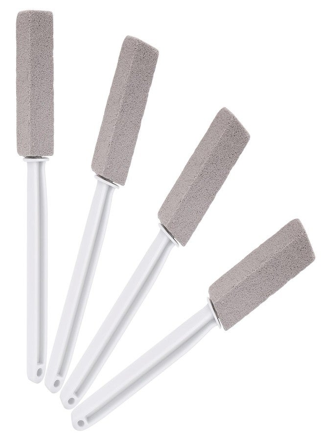 LoveBB 4 Pack Pumice Stone for Toilet, Extra Long Handle Pumice Stone Toilet Bowl Cleaner for Cleaning Bathtubs Sinks Pools Hard Water Stains - Image 1