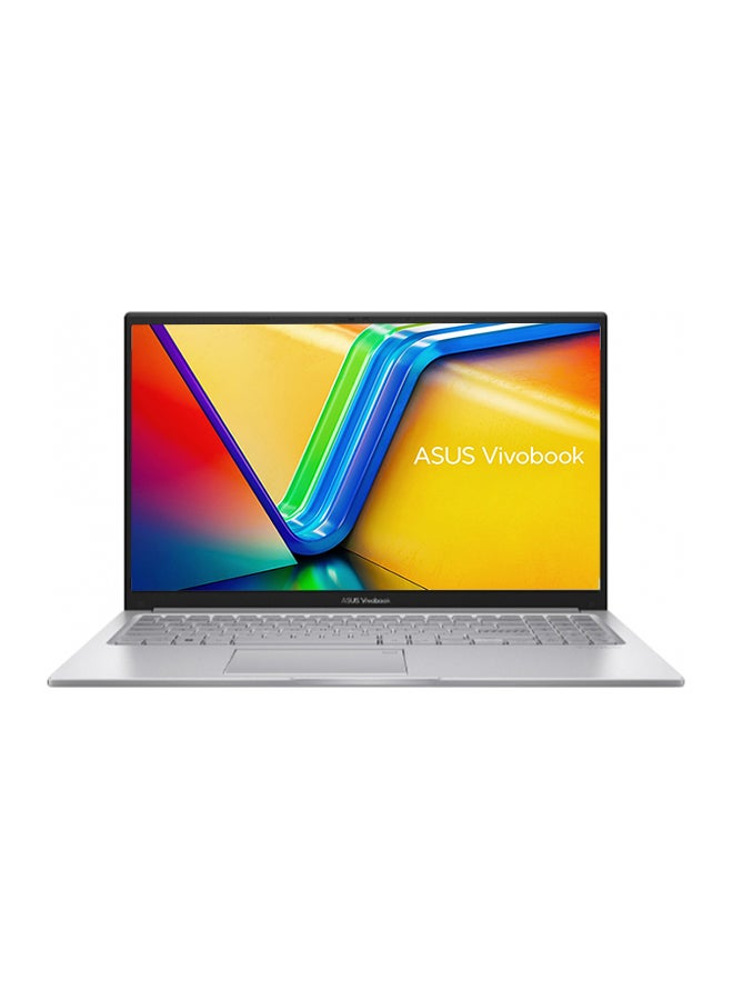 ASUS (Upgraded Version) VivoBook Laptop With 15.6-Inch Full HD(1920x1080) Display,Core i5-1335U Processor/8GB RAM DDR4/512GB SSD/Winodws 11/Intel Iris XE Graphics/ English/Arabic Cool Silver English/Arabic Cool Silver - Image 1