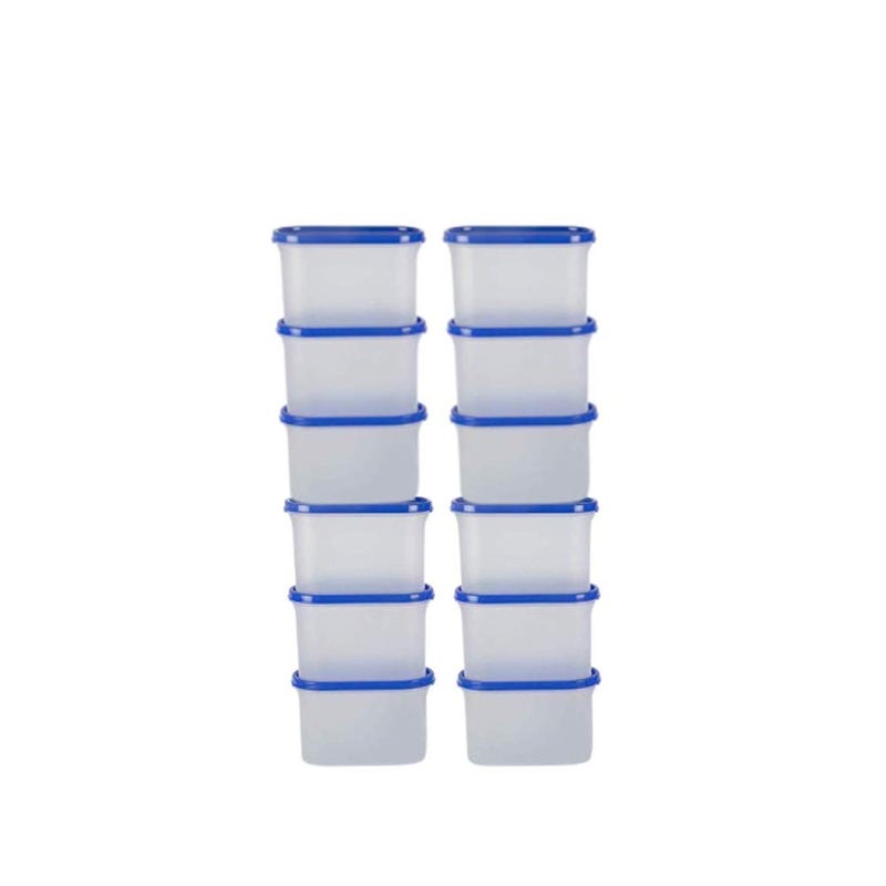 Cutting EDGE AirTight Kitchen Storage Container Set for Rice Dal Atta Flour Cereals Snacks Stackable BPA Free Peppy Blue 12 12 Litre - Image 2