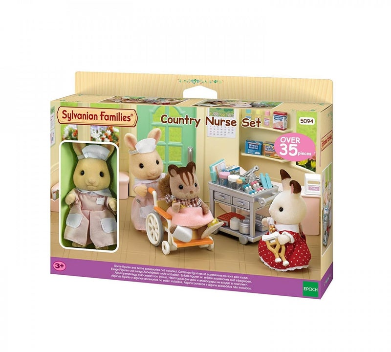Sylvanian Families Epoch Country Nurse Set, White, 5094 - Image 1