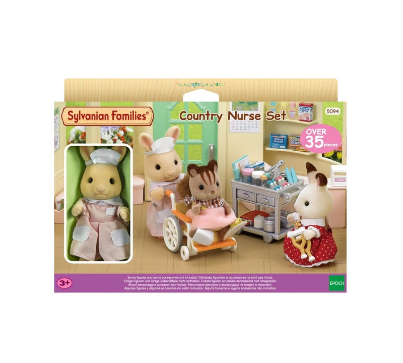 Sylvanian Families Epoch Country Nurse Set, White, 5094 - Image 2