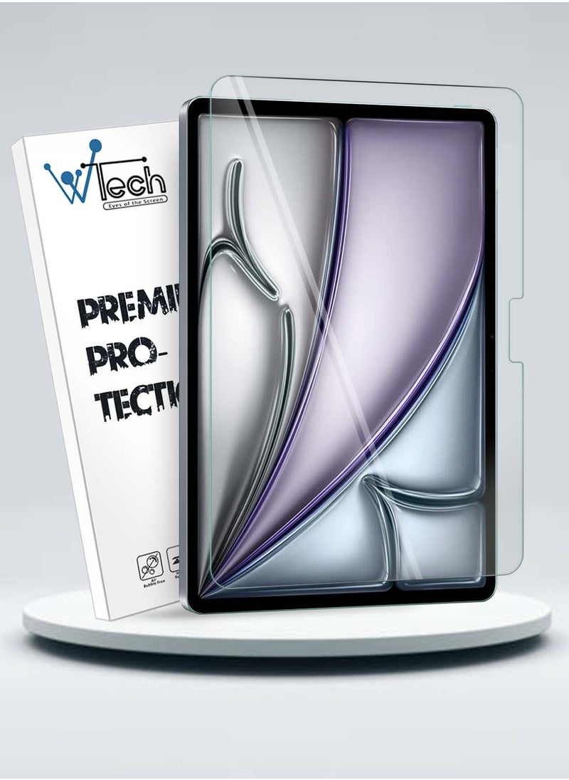 Wtech Apple iPad Air 2025 (7th Generation) M3 11 inch 9H Ultra HD Tempered Glass Screen Protector (TSG9CN) - Clear  - Image 1