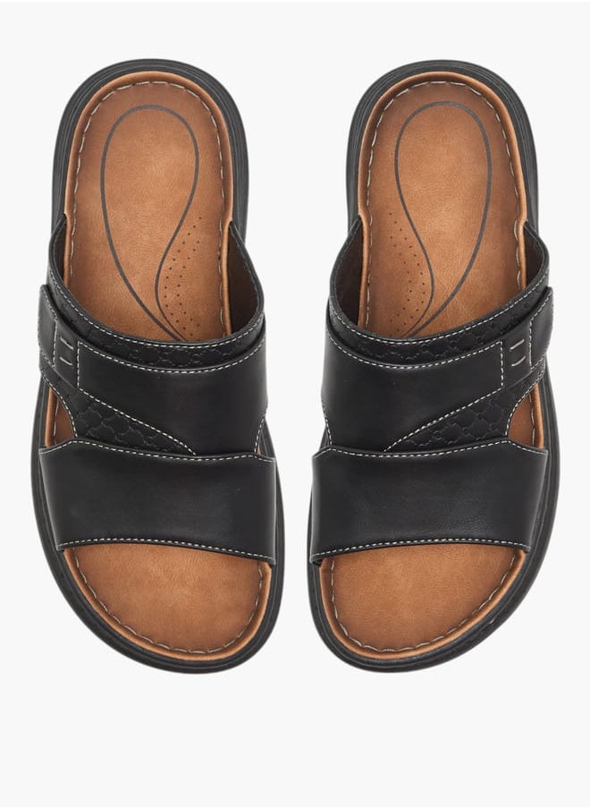 Le Confort - Mens Cross Strap Sandals - Image 1