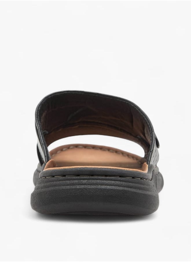 Le Confort - Mens Cross Strap Sandals - Image 1