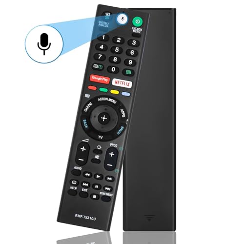 KPDP Sony TV Voice Replacement Remote Compatible with All Sony and Bravia TVs Including 4K UHD LED LCD Smart Android Models Perfect for TVs with Voice Control and Easy Pairing Required - Image 1