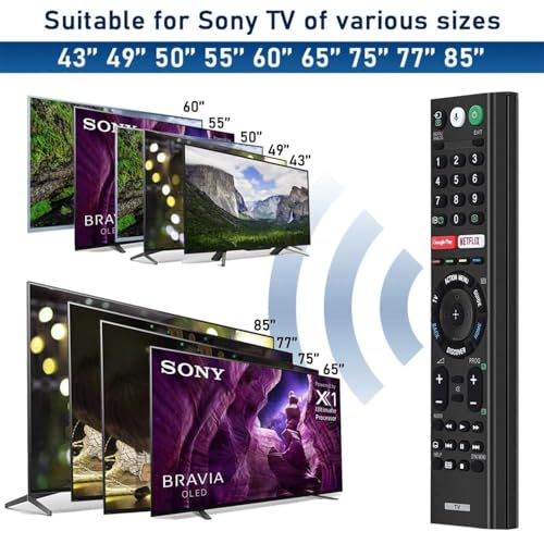 KPDP Sony TV Voice Replacement Remote Compatible with All Sony and Bravia TVs Including 4K UHD LED LCD Smart Android Models Perfect for TVs with Voice Control and Easy Pairing Required - Image 5
