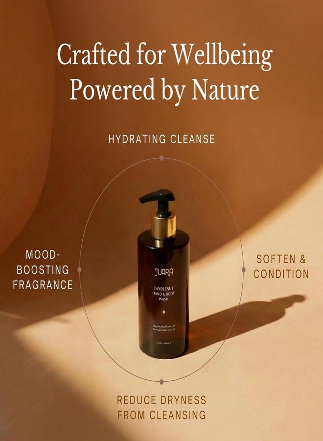 Juara 13.5 Fl Oz Hand & Body Wash - Hydrating Daily Cleanser with 72-Hour Moisture Magnet - Gentle Lather (Candlenut - Image 4