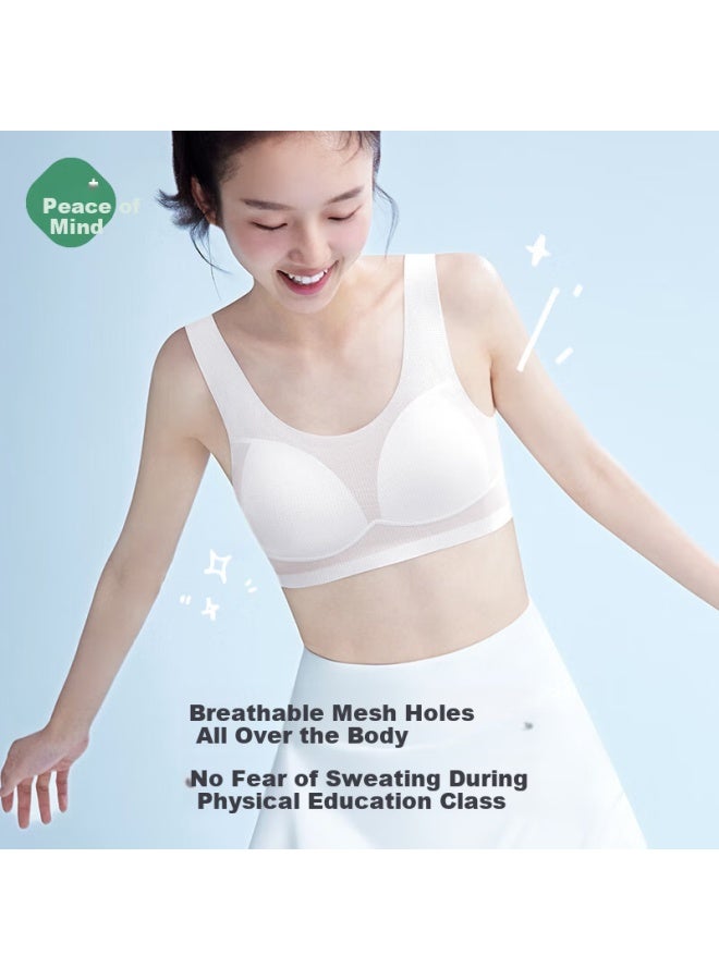 Mei Ya Ting Seamless Teenage Girl Bra For Girls In Junior And Senior High School, 15 Years Old Girls' Sports Shockproof Bra - Image 2