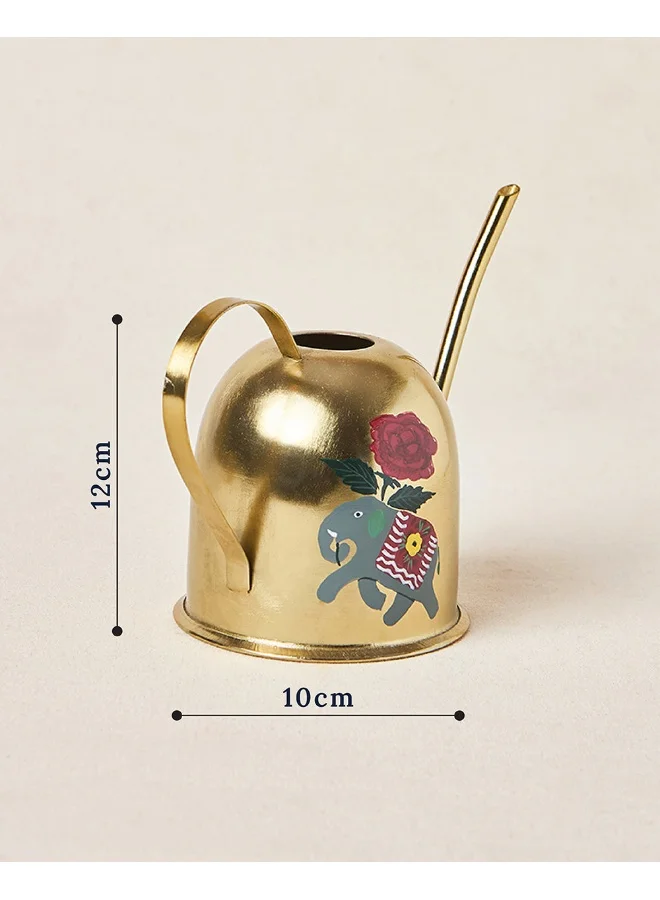 Chumbak Royal Tusker Hand-painted Water Can, 250 ml | Palace Memoirs
