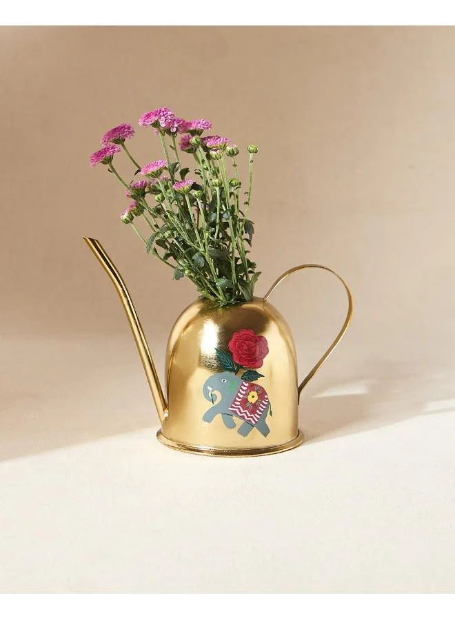 Chumbak Royal Tusker Hand-painted Water Can, 250 ml | Palace Memoirs