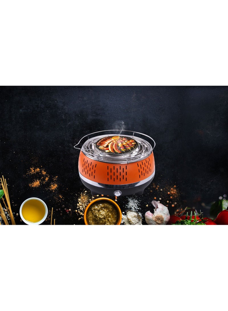 DubaiGallery Portable Charcoal Grill, Folding BBQ Grill,Charcoal Grill, Small Barbecue Grill,Outdoor Grill Great for Camping, Compact & Light Weight - Image 1