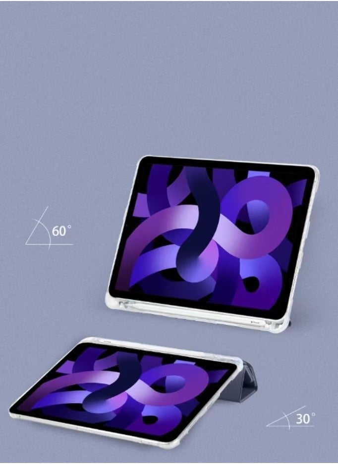 Captaintech iPad Pro 12.9 Case (2020-2022 Models) – Premium PU Smart Cover with Apple Pencil 2 Wireless Charging Holder | Auto Wake/Sleep & Slim Protection  - Image 2