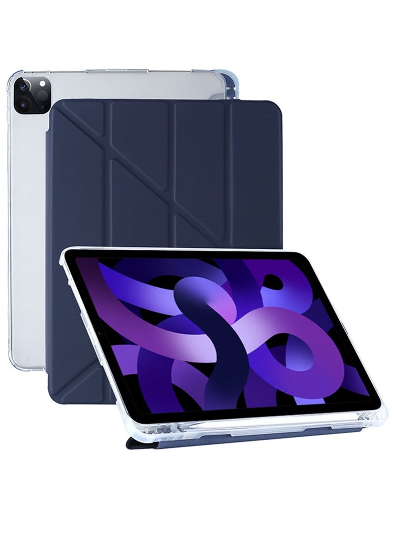 Captaintech iPad Pro 12.9 Case (2020-2022 Models) – Premium PU Smart Cover with Apple Pencil 2 Wireless Charging Holder | Auto Wake/Sleep & Slim Protection  - Image 1
